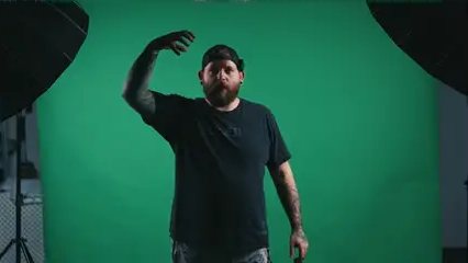 Green screen - Równomierne oświetlenie green screena z miękkim światłem