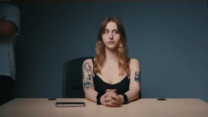 Pomieszczenie z biala sciana i malo miejsca za postacia - Równomierne oświetlenie twarzy z delikatnym efektem spotlight na tle